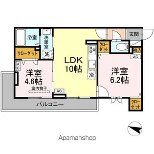 ウィズ【2階】の間取り
