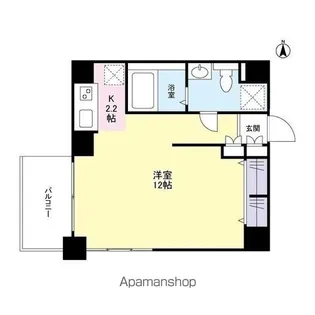 スタイリオ恵比寿SKY【4階】の間取り