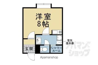 レジデンス王子【307号室】の間取り