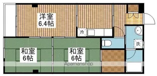 テシマプラザ【3階】の間取り