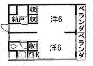 UKENA雄郡【3階】の間取り
