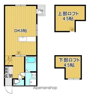 カレン照国【301号室】の間取り