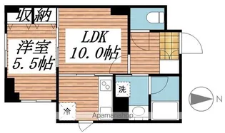パルテールIWASAKI【1階】の間取り
