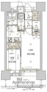 アクタス福岡県庁前グランネクスト【7階】の間取り