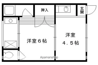 増田第三ハイツ【502号室】の間取り