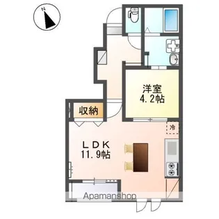 エスペランサ【1階】の間取り