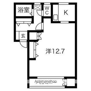サンライフ都南B【2階】の間取り
