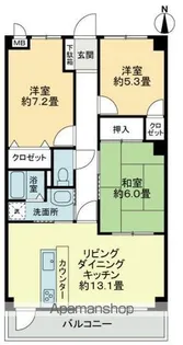 フィネス秀【3階】の間取り