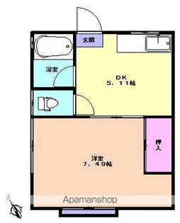 チェリーハイツK【203号室】の間取り