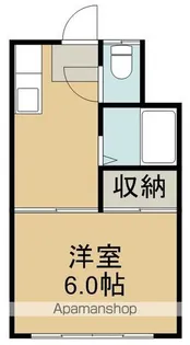 満月荘【201号室】の間取り