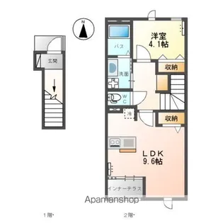 アヴニールブリエ【2階】の間取り