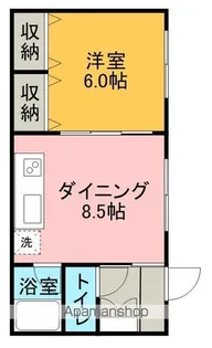 北海道網走市桂町5丁目【アパート】の間取り