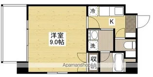 パレグレース中広【6階】の間取り