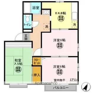 サンモール南流山 A【2階】の間取り