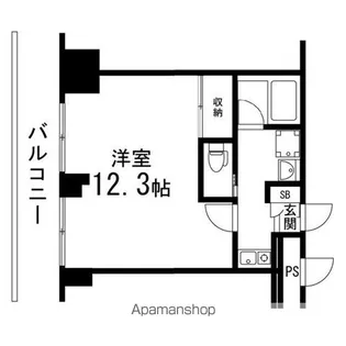 REPEAMENT勾当台【303号室】の間取り