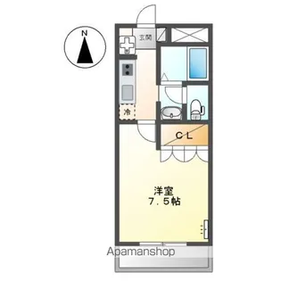 プロニティ 24S【3階】の間取り