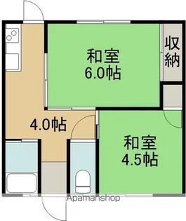 メゾン・ヒカリ【2号室】の間取り