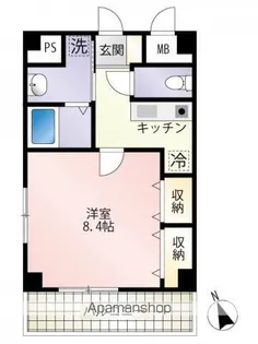 第22友建ビル【5階】の間取り