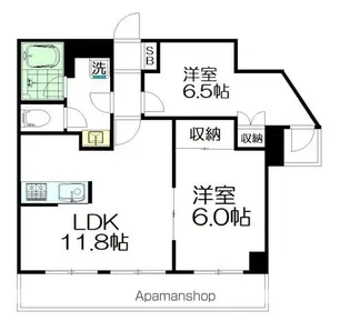 エッセンビル【501号室】の間取り
