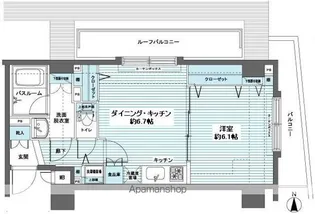 東京都杉並区高円寺北2丁目【マンション】の間取り