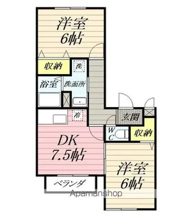 HAPPY KOMACHIYO【2階】の間取り