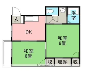 ルミエフ【201号室】の間取り