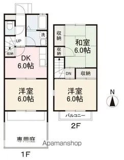 3DKの間取り画像