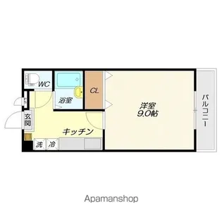 チェリーブラッサム【106号室】の間取り