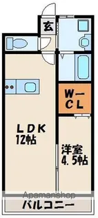 パシオンクレシア【1階】の間取り