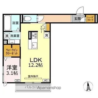 AMABILE【3階】の間取り