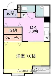 メゾンルーチェ【302号室】の間取り