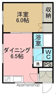北海道網走市南五条西4丁目【アパート】の間取り