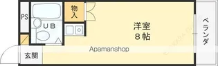 ハイツまき【2階】の間取り
