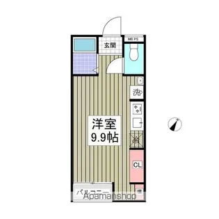 MQUARTO港南台【3階】の間取り