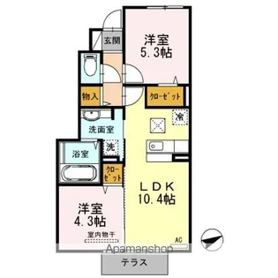 プランドールM【1階】の間取り