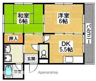 PINE LAND【2階】の間取り