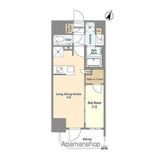プライマル千葉駅前【14階】の間取り