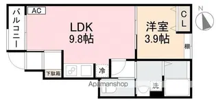 GRAND OTA【102号室】の間取り