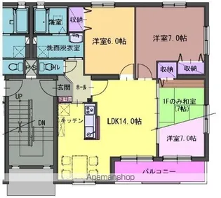 リジエール【302号室】の間取り