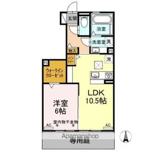 花水木の家 Ⅵ【1階】の間取り
