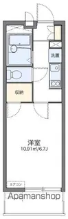 レオパレスブルーウィル長田【1階】の間取り
