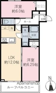 カーサファルコン【3階】の間取り