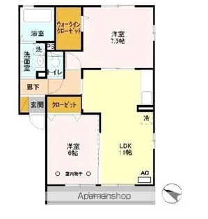 ステラソレイユ ステラ【2階】の間取り