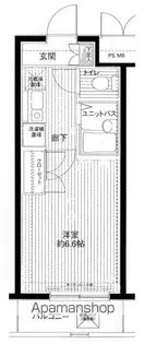 メインステージ目黒南【206号室号室】の間取り