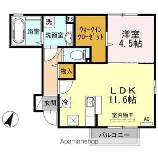 レジェーロ【1階】の間取り