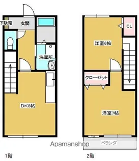 グレスコーポ【1階】の間取り