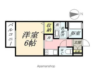 パティオ翼【2階】の間取り