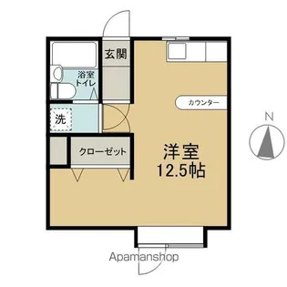 GEORGE Ⅴ【203号室】の間取り