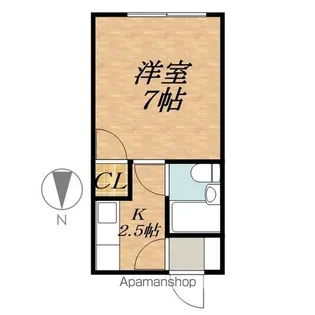 ハイツウエダ B棟【2階】の間取り