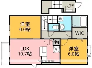 ミルトⅣ【2階】の間取り